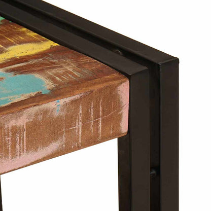 Servantskap Tre til bad 71 x 33 x 58 cm Massiv Gjenvunnet Tre, Jern