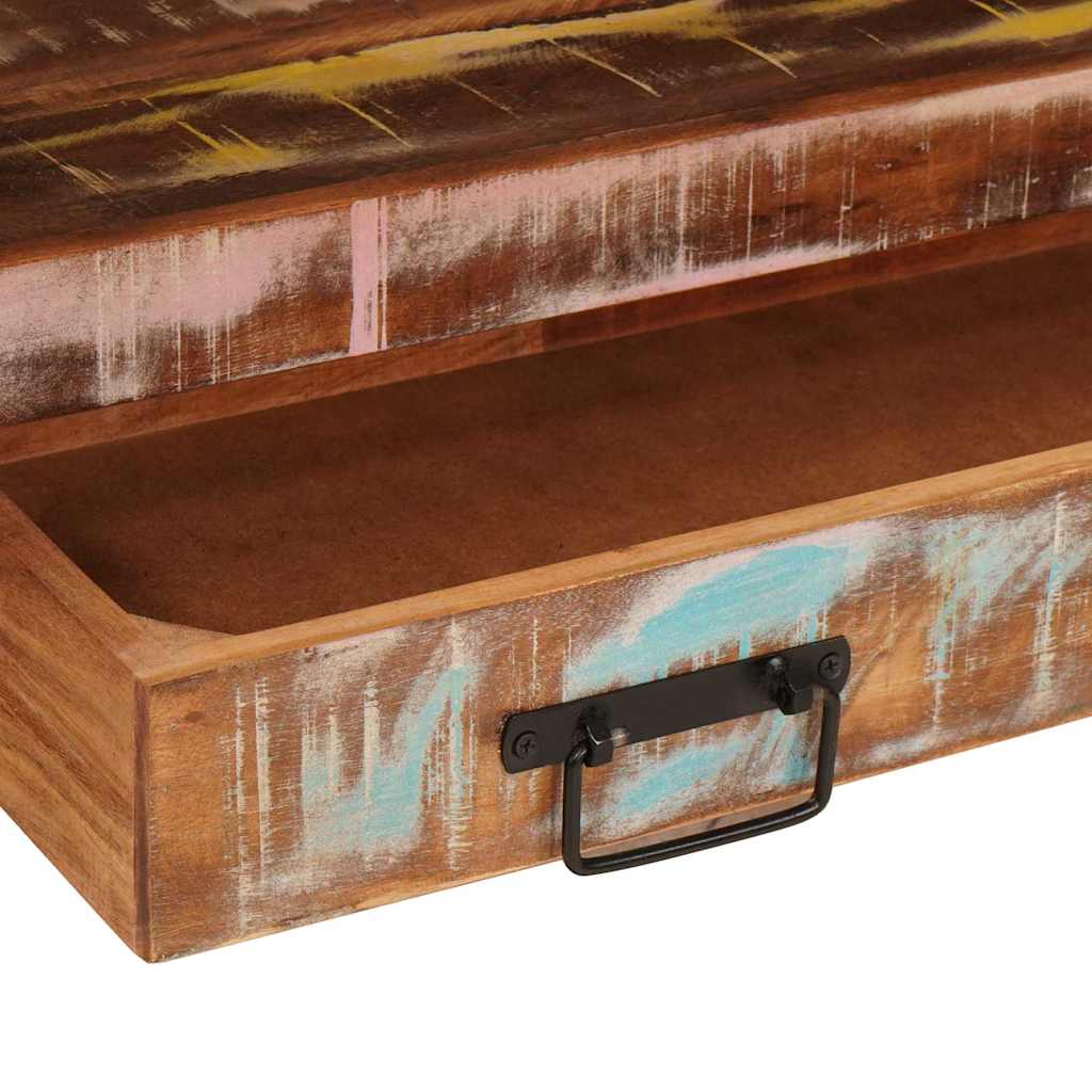 Servantskap Tre til bad 71 x 33 x 58 cm Massiv Gjenvunnet Tre, Jern