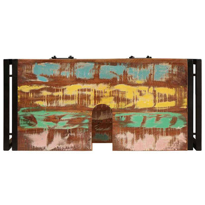 Servantskap Tre til bad 71 x 33 x 58 cm Massiv Gjenvunnet Tre, Jern