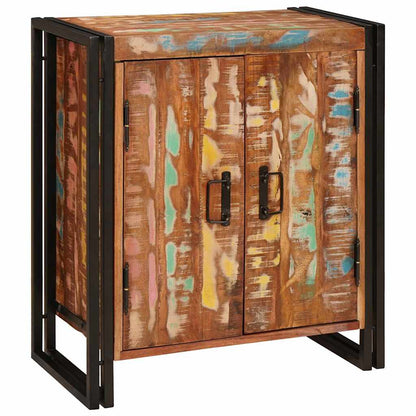 Nattbord Sengbord Tre Flerfarget 38 x 33 x 58 cm gjenvunnet heltre