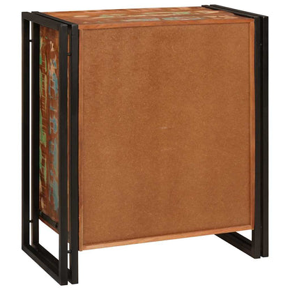 Nattbord Sengbord Tre Flerfarget 38 x 33 x 58 cm gjenvunnet heltre