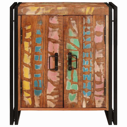 Nattbord Sengbord Tre Flerfarget 38 x 33 x 58 cm gjenvunnet heltre