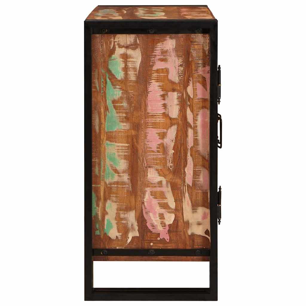 Nattbord Sengbord Tre Flerfarget 38 x 33 x 58 cm gjenvunnet heltre