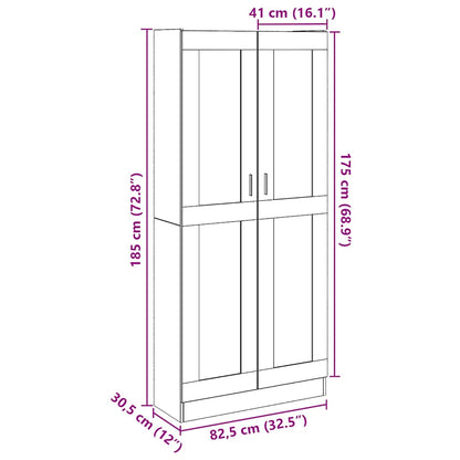 Skap Artisan Eik 82,5x30,5x185 cm
