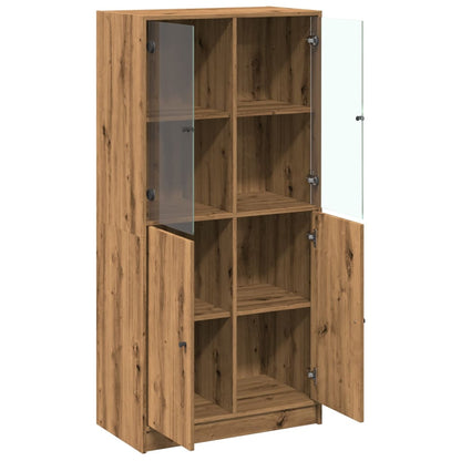Skap Artisan Eik med dører 68x37x142 cm
