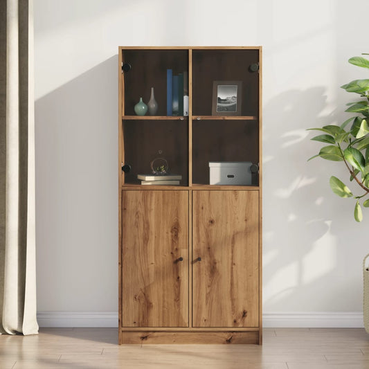 Skap Artisan Eik med dører 68x37x142 cm