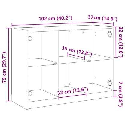 Skjenk Gammelt Tre 102x37x75,5 cm