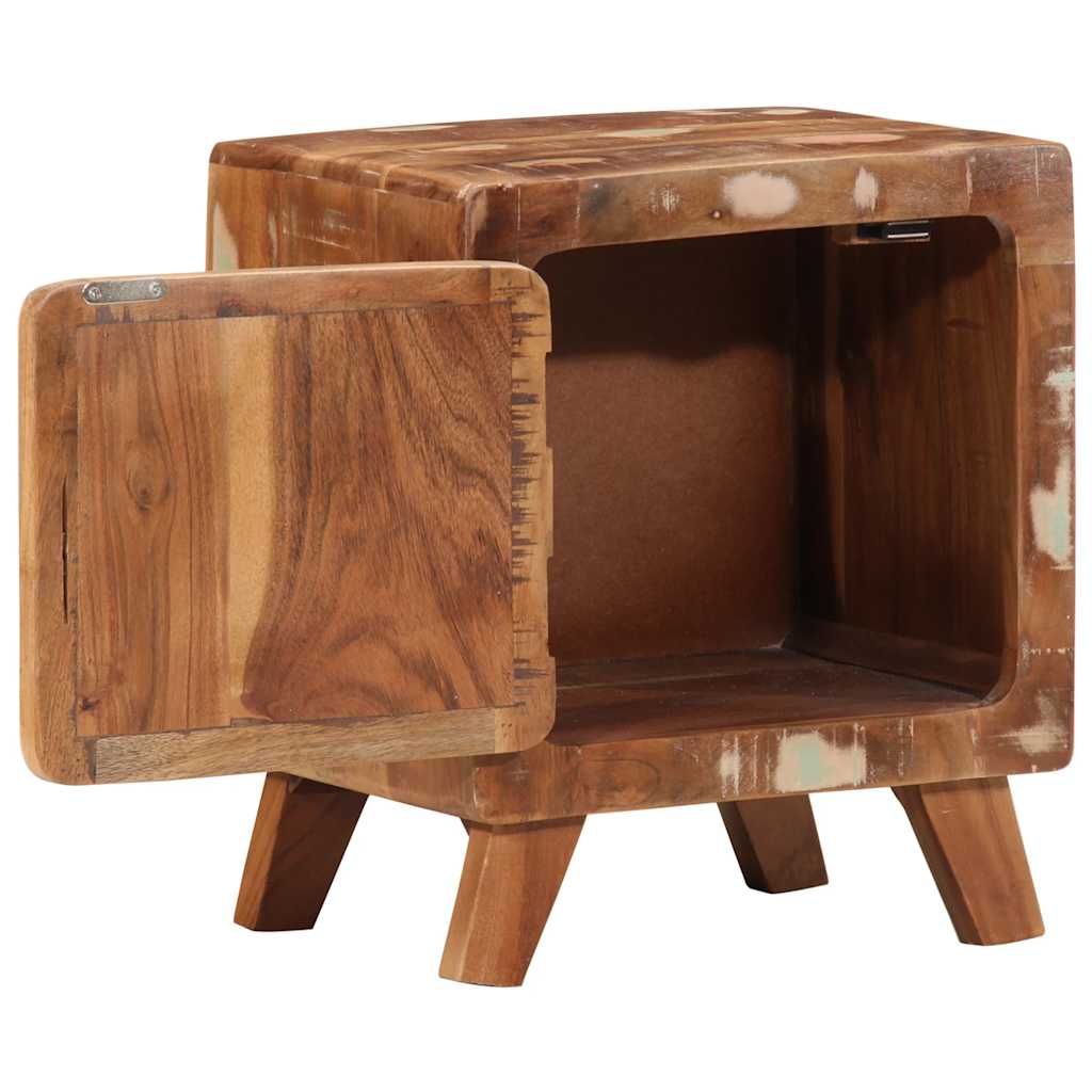 Nattbord Sengbord Tre Gjenvunnet Heltre 40x32x46 cm