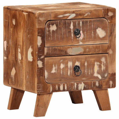 Nattbord Sengbord Tre Gjenvunnet Heltre 40x32x46 cm
