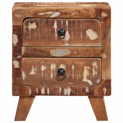 Nattbord Sengbord Tre Gjenvunnet Heltre 40x32x46 cm
