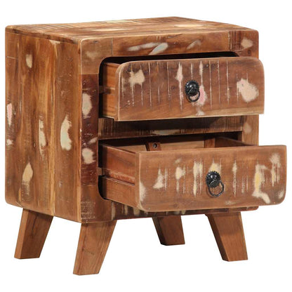 Nattbord Sengbord Tre Gjenvunnet Heltre 40x32x46 cm