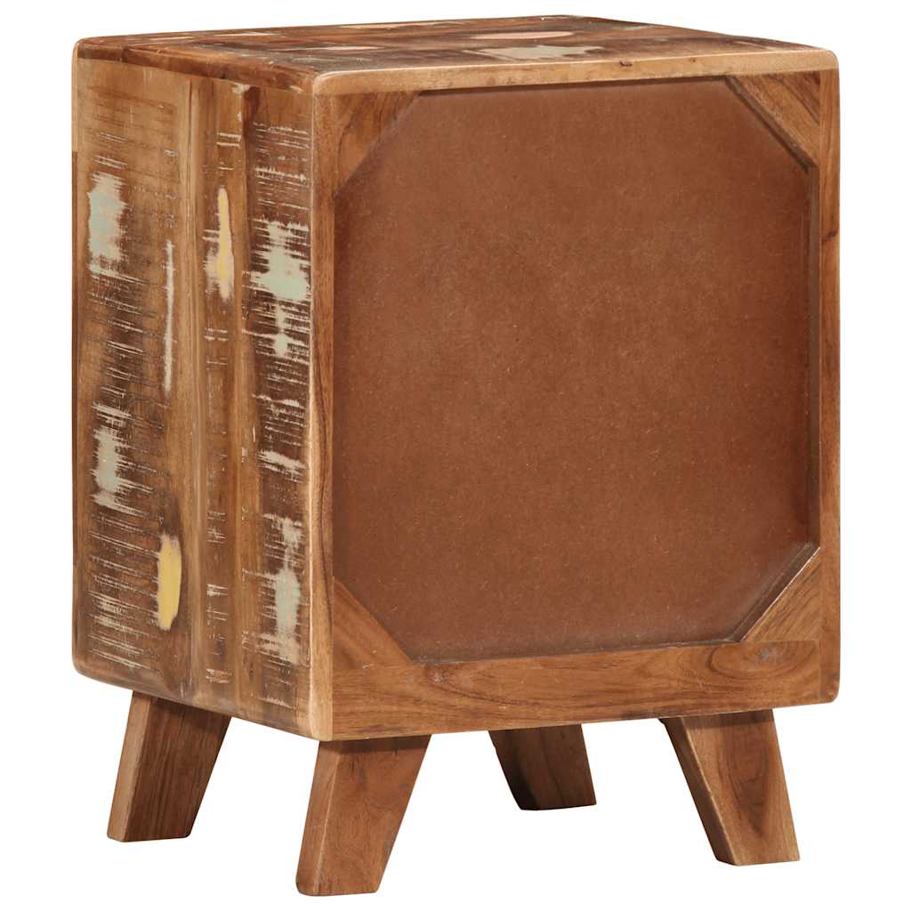 Nattbord Sengbord Tre Gjenvunnet Heltre 37x32x50 cm