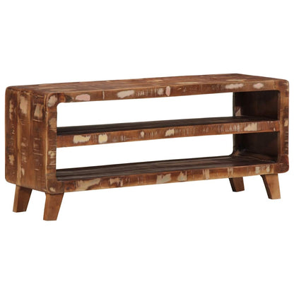 TV-Møbel Tre Tv-benk 105x46x32 cm gjenvunnet heltre
