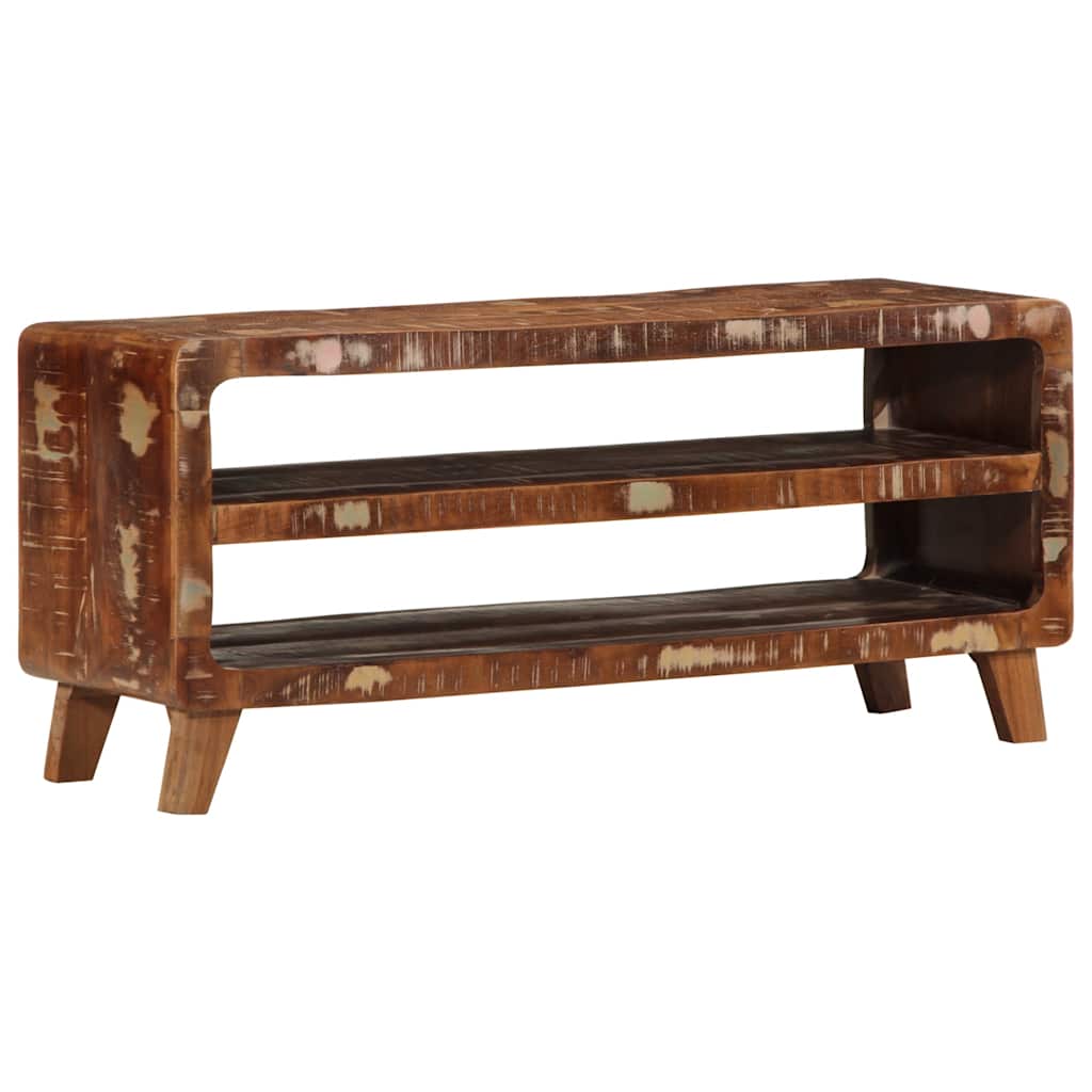 TV-Møbel Tre Tv-benk 105x46x32 cm gjenvunnet heltre