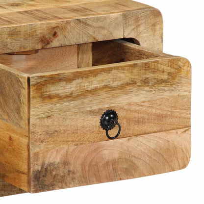 TV-Møbel Tre Tv-benk Veggmontert 100x32x25 cm grovt heltre mangotre