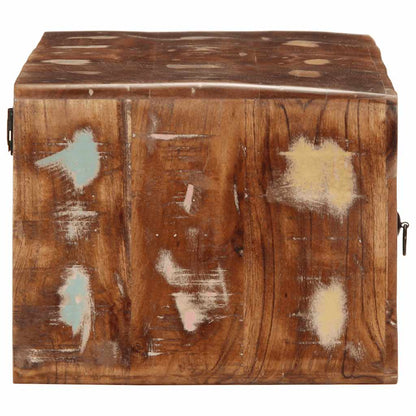TV-Møbel Tre Tv-benk Veggmontert 100x32x25 cm gjenvunnet heltre