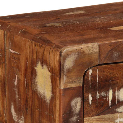 TV-Møbel Tre Tv-benk Veggmontert 100x32x25 cm gjenvunnet heltre