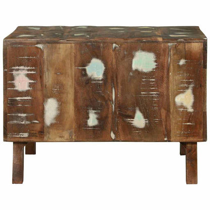 Salongbord Sofabord Tre Flerfarget 50 x 50 x 35 cm gjenvunnet heltre