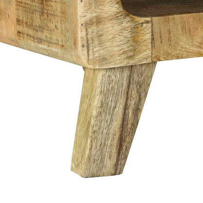 Salongbord Sofabord Brun 90 x 50 x 35 cm Heltre grovt mangotre