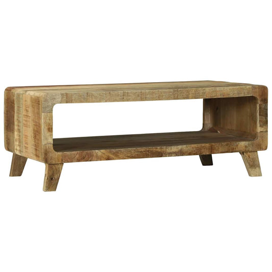 Salongbord Sofabord Brun 90 x 50 x 35 cm Heltre grovt mangotre