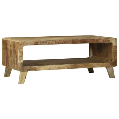 Salongbord Sofabord Brun 90 x 50 x 35 cm Heltre grovt mangotre