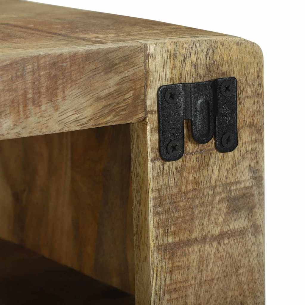 TV-Møbel Tre TV-benk med hylle Brun 60 x 32 x 36 cm Massivt mangotre