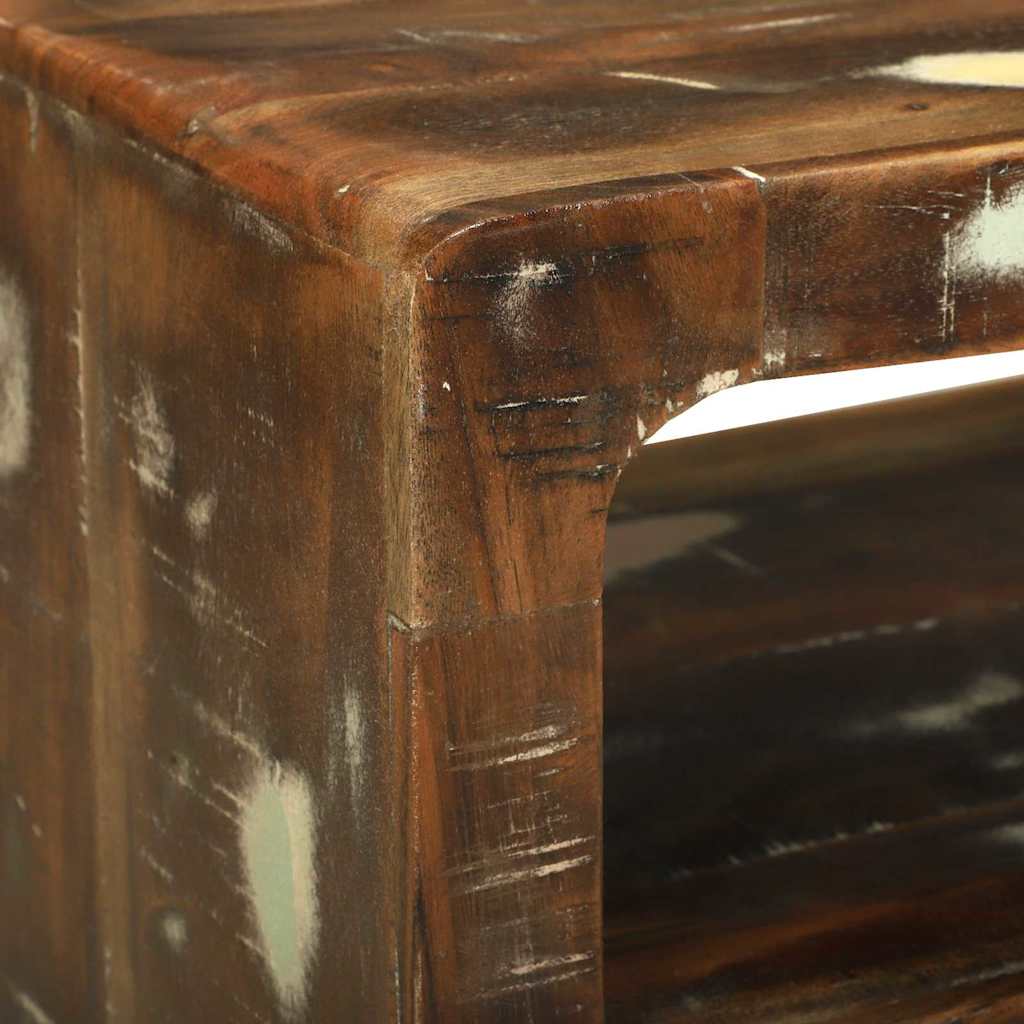 TV-Møbel Tre TV-benk Flerfarget 60 x 32 x 36 cm Massivt gjenvunnet tre