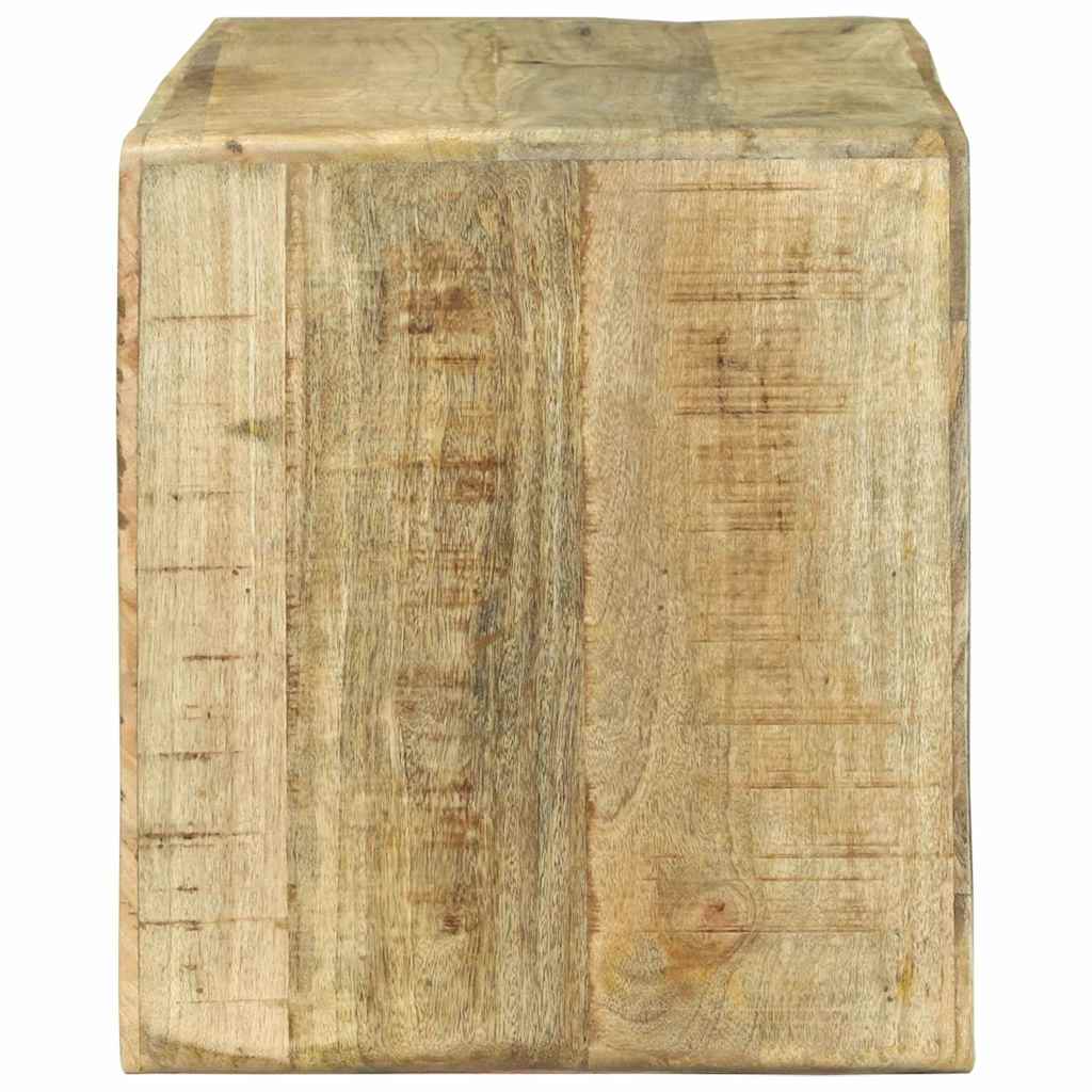 TV-Møbel Tre TV-benk med hylle Brun 80 x 32 x 36 cm Massivt mangotre