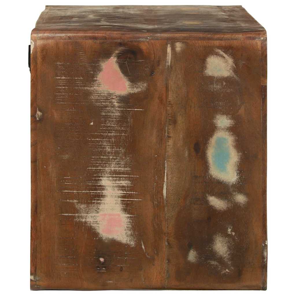 TV-Møbel Tre TV-benk Flerfarget 80 x 32 x 36 cm Massivt gjenvunnet tre