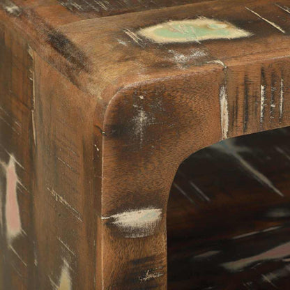 TV-Møbel Tre TV-benk Flerfarget 100 x 32 x 36 cm Massivt gjenvunnet tre