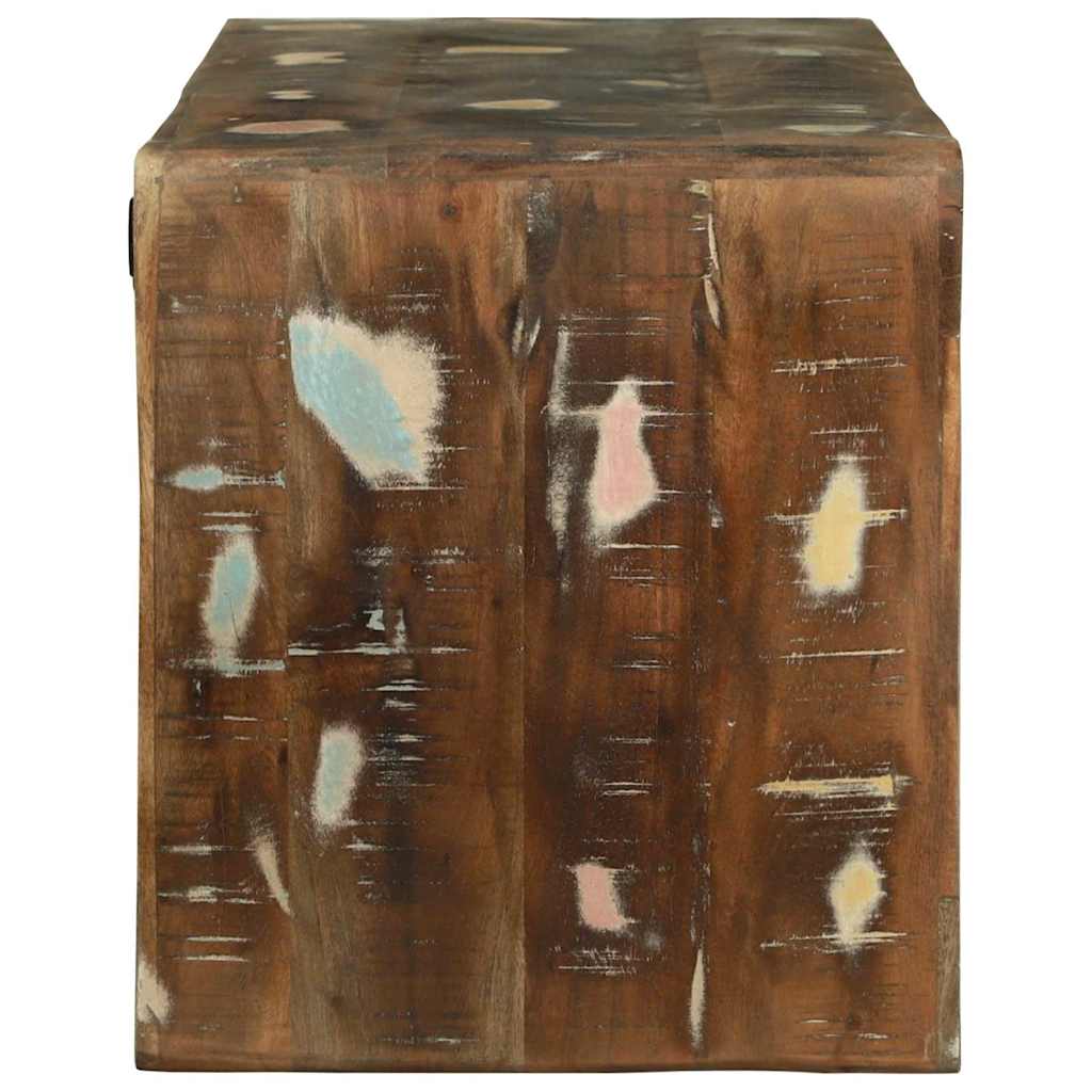 TV-Møbel Tre TV-benk Flerfarget 100 x 32 x 36 cm Massivt gjenvunnet tre