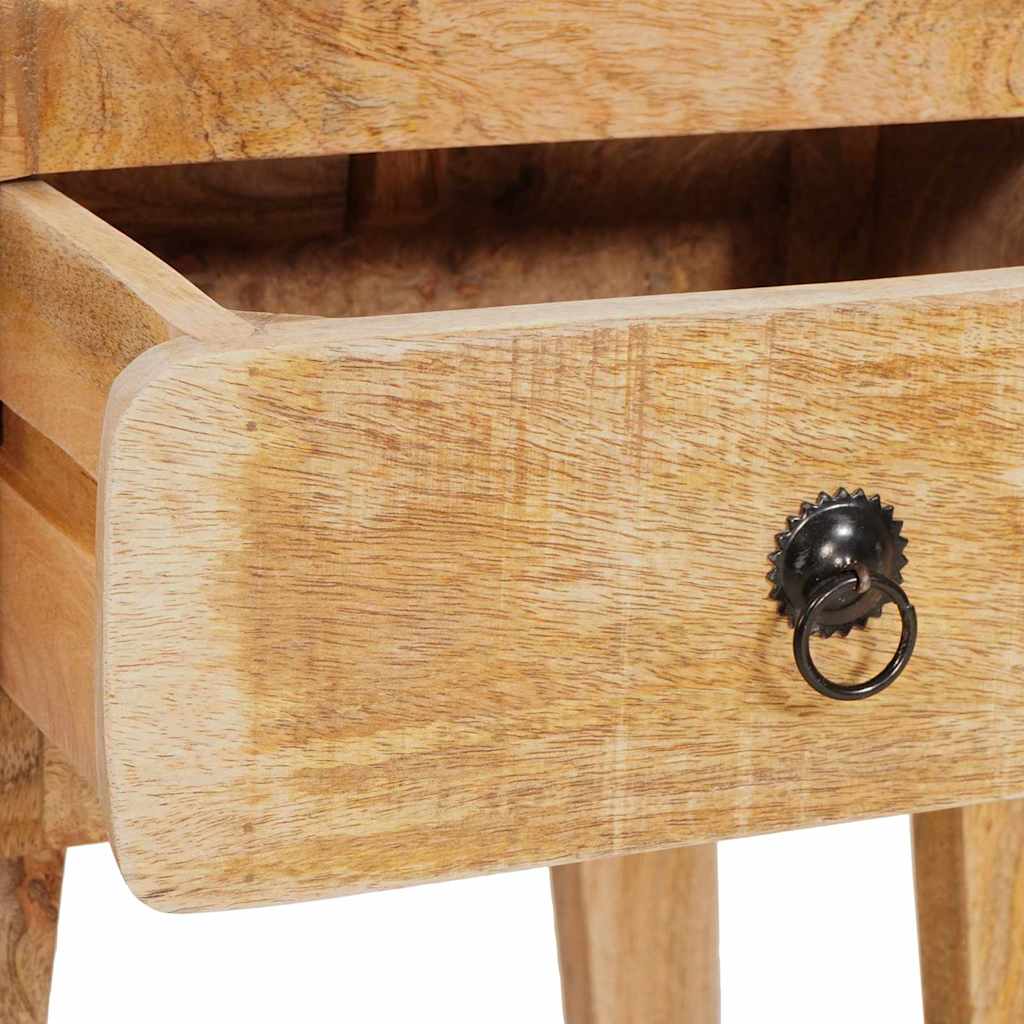 Sidebord Brun med skuff med dør 40 x 32 x 46 cm heltre mango