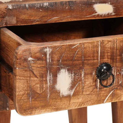 Sidebord Tre Flerfarget 40 x 32 x 46 cm gjenvunnet heltre