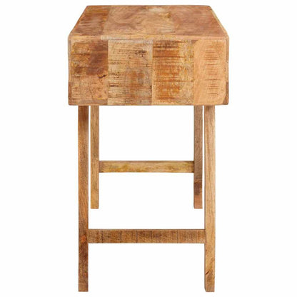 Sminkebord med hylle Brun 90 x 76 x 45 cm heltre mango