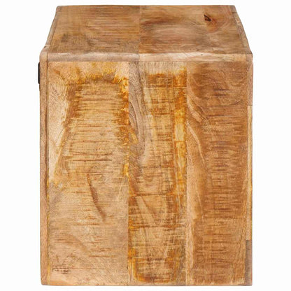 Vinstativ Vinhylle Veggmontert Brun 44 x 30 x 35 cm heltre mango