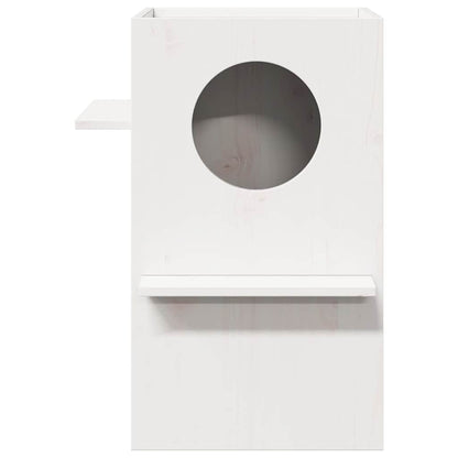 Kattemøbel Kattehus Hvit 43x43x60 cm heltre furu