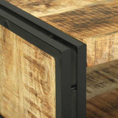 Salongbord Sofabord Brun 120 x 50 x 38 cm Heltre grovt mangotre