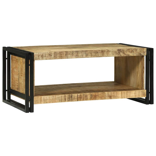 Salongbord Sofabord Brun 90 x 50 x 38 cm Heltre grovt mangotre