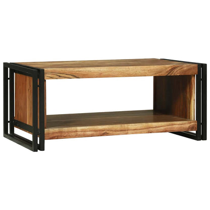 Salongbord Sofabord Brun 90 x 50 x 38 cm heltre akasie
