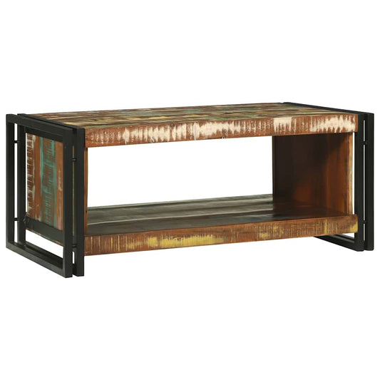 Salongbord Sofabord Brun 90 x 50 x 38 cm gjenvunnet heltre
