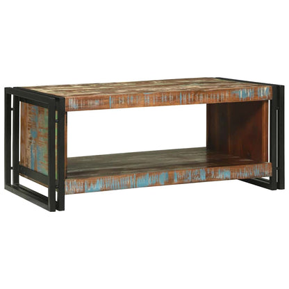 Salongbord Sofabord Brun 90 x 50 x 38 cm gjenvunnet heltre