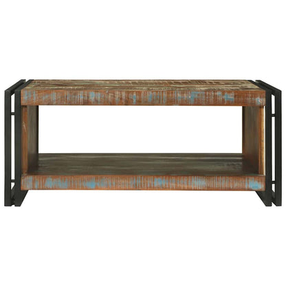 Salongbord Sofabord Brun 90 x 50 x 38 cm gjenvunnet heltre
