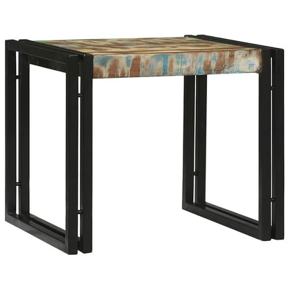 Salongbord Sofabord Tre 2 stk Flerfarget 48 x 40 x 40 cm gjenvunnet heltre