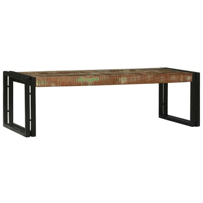Salongbord Sofabord Tre 2 stk Flerfarget 48 x 40 x 40 cm gjenvunnet heltre