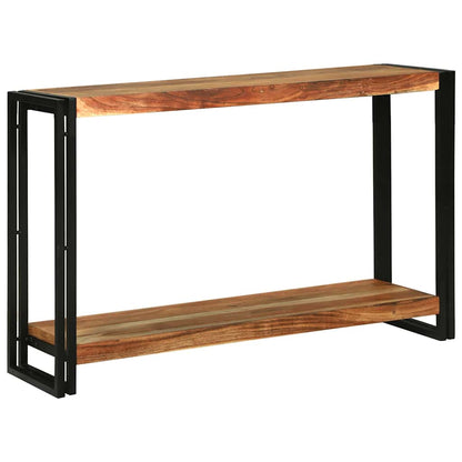 Avlastningsbord Konsollbord Brun med hylle 120 x 33 x 75 cm heltre akasie