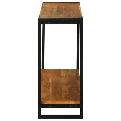 Avlastningsbord Konsollbord Brun med hylle 120 x 33 x 75 cm heltre akasie