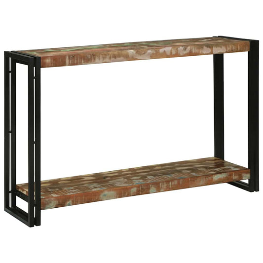 Avlastningsbord Konsollbord Tre Flerfarget 120 x 33 x 75 cm gjenvunnet heltre