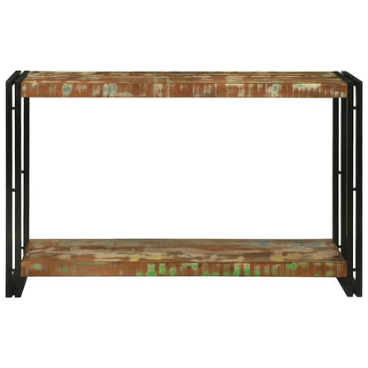 Avlastningsbord Konsollbord Tre Flerfarget 120 x 33 x 75 cm gjenvunnet heltre
