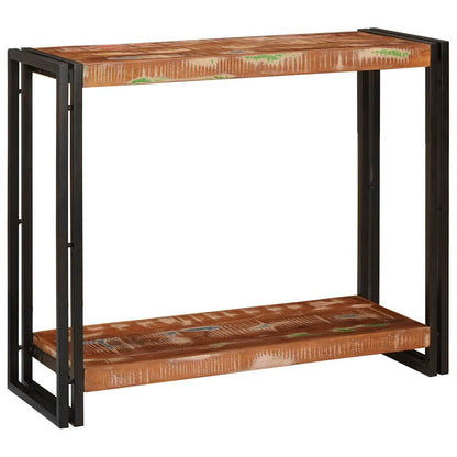 Avlastningsbord Konsollbord Tre Flerfarget 90 x 33 x 75 cm gjenvunnet heltre