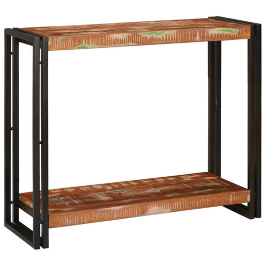 Avlastningsbord Konsollbord Tre Flerfarget 90 x 33 x 75 cm gjenvunnet heltre